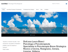 Tablet Screenshot of laurabiasci.com